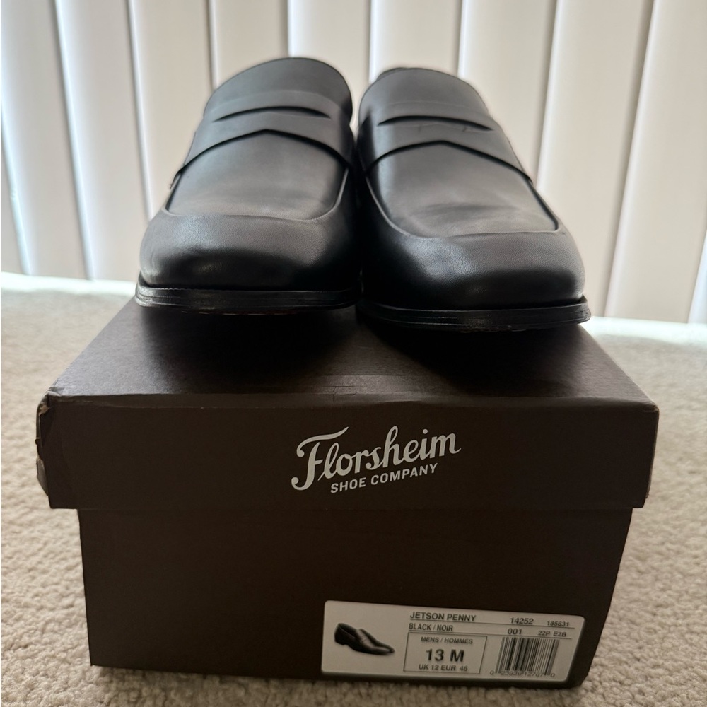 Florsheim Jetson Penny Black Loafers
